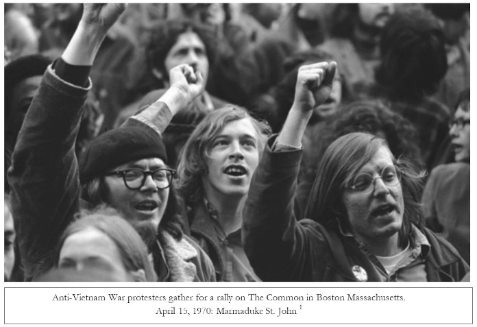Anti-Vietnam War protesters 1970